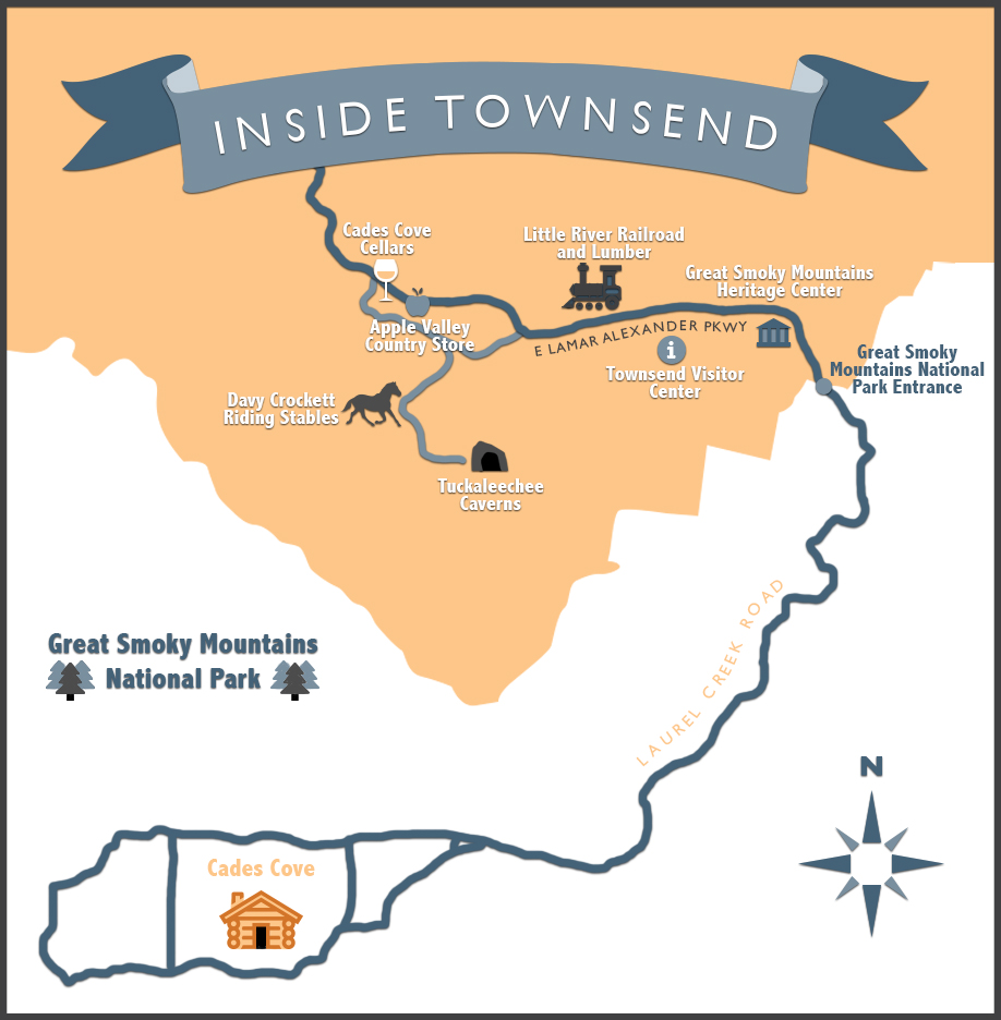 Inside Townsend Map