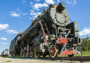 Old Steam engine in Townsend, TN